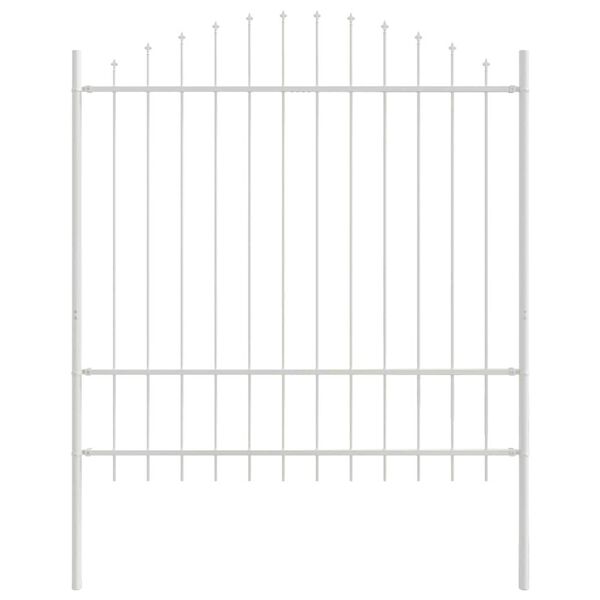 vidaXL Recinzione per Giardino 7 pcs Bianco 170 x 215 cm