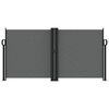 vidaXL Tenda da Sole Laterale Retrattile Antracite 120x1000 cm