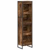 vidaXL Armadio per Libri Quercia Fumosa 40 x 30 x 155 cm