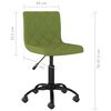 vidaXL Sedie da Pranzo Girevoli 2 pz Verde Chiaro in Velluto