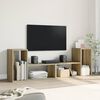 vidaXL Mobili TV 2 pz Rovere Sonoma 75x30x50 cm in Legno Multistrato