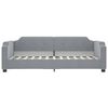 vidaXL Divano Letto con Letto Estraibile Grigio Chiaro 90x200 Tessuto