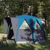 vidaXL Tenda Capanna con tetto Blu e Grigio 320 x 320 x 203 cm