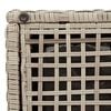 vidaXL Sgabelli da Giardino con Cuscini 2 pz 40x40x43cm in Polyrattan