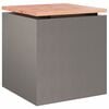 vidaXL Panchina da giardino Ruggine 40 x 40 x 43 cm acciaio corten