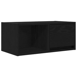 vidaXL Mobile Porta TV Rovere Nero 60x31x25,5 cm in Legno Multistrato
