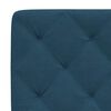 vidaXL Letto con Materasso Blu 90x190 cm in Velluto