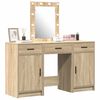 vidaXL Tavolo da Trucco Marrone 50 x 41 x 135 cm Legno multistrato