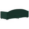 vidaXL Divano Letto con Letto Estraibile Verde Scuro 80x200cm Velluto