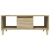 vidaXL Tavolino Salotto Rovere Sonoma 90x50x36,5 cm Legno Multistrato