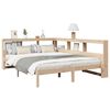 vidaXL Letto Libreria senza Materasso 140x190 cm in Legno di Pino