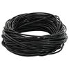 vidaXL Cordino in Pelle 1 Nero &Oslash;1,5 mm x 5 m Pelle