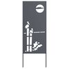 vidaXL Schermo per privacy in giardino Traforo Antracite 50 x 140 cm