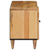 vidaXL Mobile TV Naturale 105 x 33,5 x 46 cm Legno di mango massello