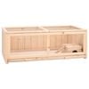 vidaXL Gabbia per Criceti 104x52x38 cm in Legno Massello di Abete
