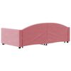 vidaXL Divano Letto con Letto Estraibile Rosa 100x200 cm in Velluto