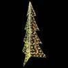 vidaXL Albero di Natale con 240 LED Bianco caldo 180 cm PET