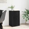 vidaXL Credenza Rovere Nero 40 x 33 x 70 cm Legno multistrato