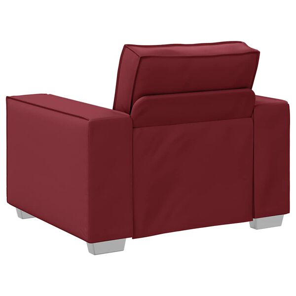 vidaXL Divano Rosso Vino 99 x 78 x 84 cm Tessuto