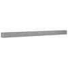 vidaXL Fioriera Grigio chiaro 770 x 50 x 45 cm Acciaio zincato