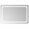 vidaXL Specchio da Bagno con Luci LED 90x60 cm