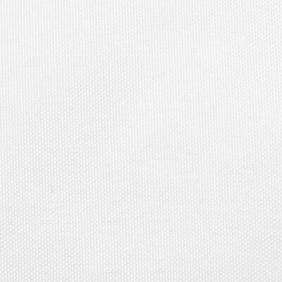 vidaXL Parasole a Vela Oxford Rettangolare 3x4,5 m Bianco