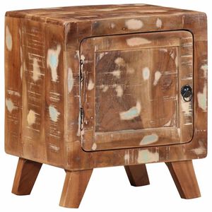 vidaXL Comodino 40x32x46 cm in Legno Massello di Recupero