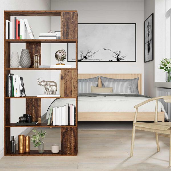 vidaXL Armadio per Libri Legno vecchio 80 x 24 x 159 cm