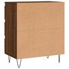 vidaXL Credenza Rovere Marrone 60x35x70 cm in Legno Multistrato