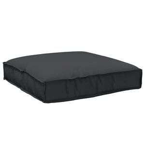 vidaXL Cuscino Tessuto Oxford Nero 80 x 80 x 12 cm