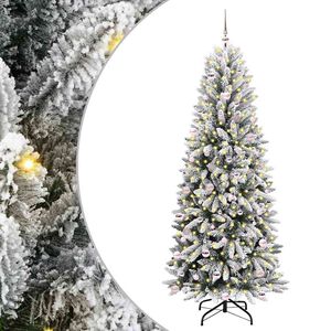 vidaXL Albero di Natale artificiale Bianco 240 cm