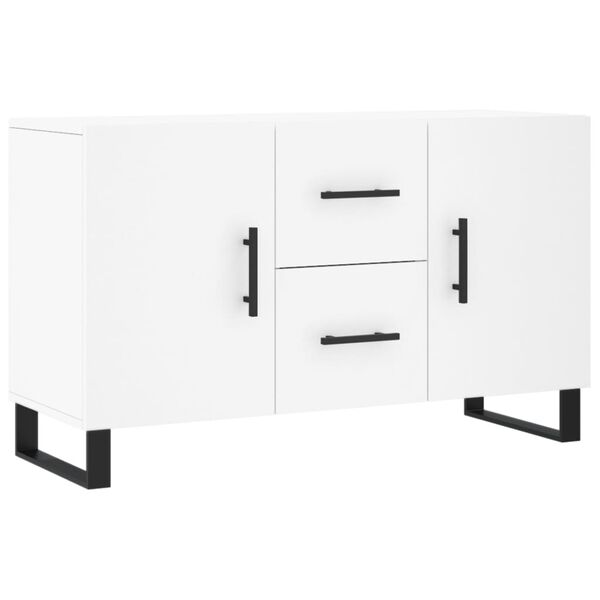 vidaXL Credenza Bianca 100x36x60 cm in Legno Multistrato