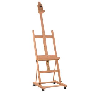 vidaXL Cavalletto 55x53,5x178 cm in Legno Massello di Faggio