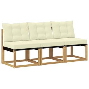 vidaXL 3 Pezzo Divano centrale per esterno