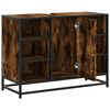 vidaXL Mobile Lavabo Bagno Rovere Fumo 60x30x60 cm Legno Multistrato