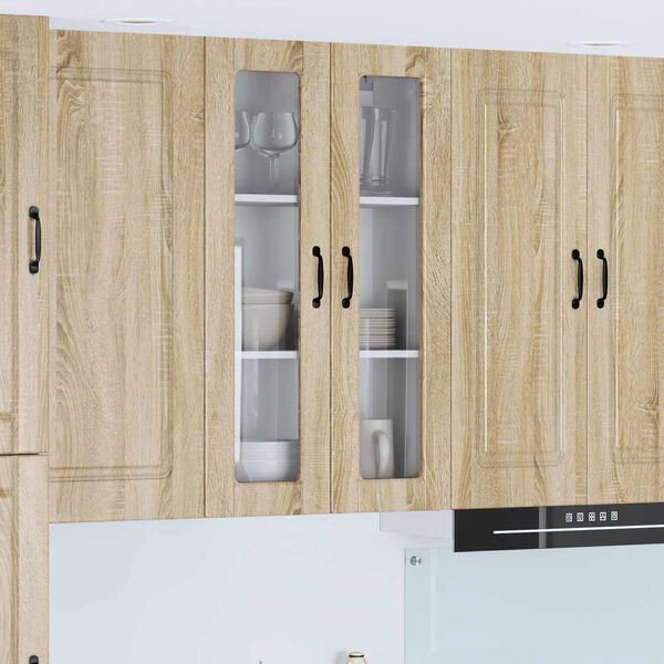 vidaXL Mobile da cucina con lo scaffale Rovere Sonoma 60 x 31 x 100 cm