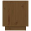 vidaXL Comodini 2 pz Ambrati 40x34x40 cm in Legno Massello di Pino