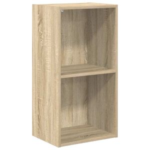 vidaXL Libreria 5 Ripiani Rovere Sonoma 40x30x76,5cm Legno Multistrato
