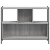 vidaXL Libreria Grigio Sonoma 102x28x77,5 cm in Legno Multistrato