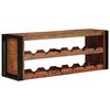 vidaXL Portabottiglie 100 x 45 x 33 cm Legno massello riciclato