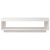 vidaXL Tavolino da Salotto Bianco 110x50x33,5 cm in Legno di Pino
