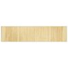 vidaXL Tappeto Rettangolare Natura Chiaro 70x300 cm in Bamb&ugrave;