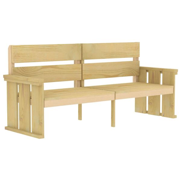 vidaXL Set da Pranzo da Giardino 3 pz in Legno di Pino Impregnato