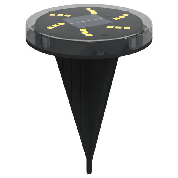 vidaXL Luci Solari da Terra con Picchetti da Esterno 12pz Bianco Caldo