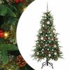 vidaXL Albero di Natale Artificiale con Rami Pieghevoli Verde 150 cm