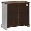 vidaXL Credenza HALDEN con Anta Scorrevole 80x40x80 cm Legno Massello