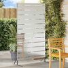 vidaXL Schermo per Privacy Grigio 100 x 50 x 180 cm Acciaio