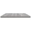 vidaXL Mensole Parete 4pz Grigio Sonoma 60x30x1,5cm Legno Multistrato