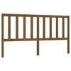 vidaXL Testiera per Letto Ambra 206x4x100 cm in Legno Massello di Pino