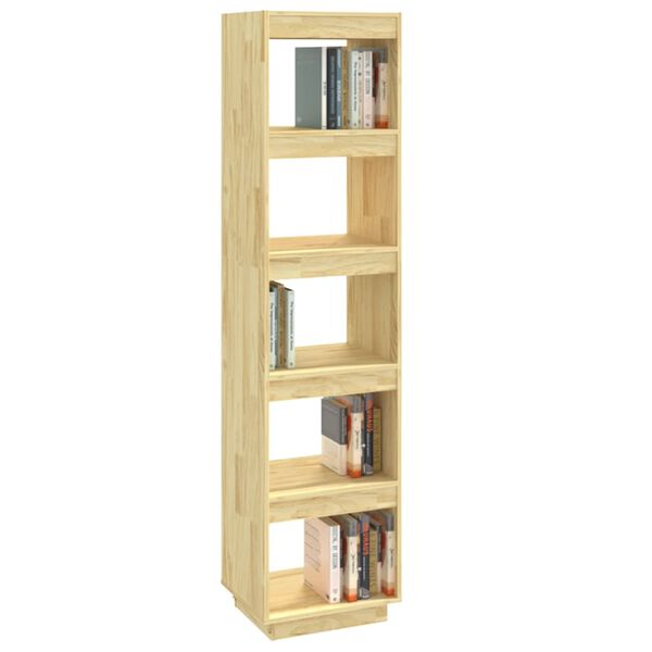 vidaXL Libreria/Divisorio 40x35x167 cm in Legno Massello di Pino
